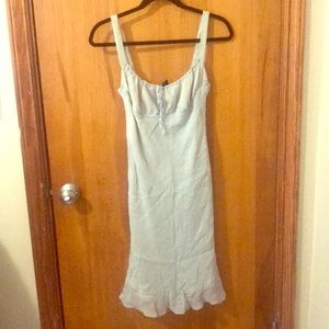 DKNY powder blue knee length dress